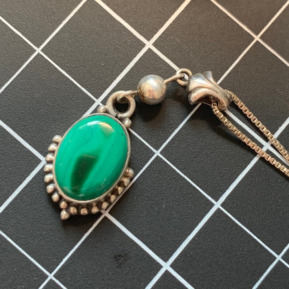 Green Pendant Necklace